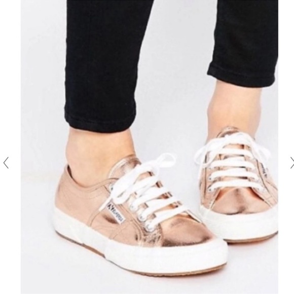Superga Shoes - Super GA ,Women's  Rose Gold Sneakers